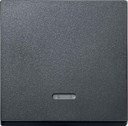 Schneider Electric System M MTN431014 Клавиша одиночная с линзой (индикация, антрацит)