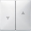 Schneider Electric Merten Artec/Antique MTN411519 Клавиша для жалюзи двойная (полярно-белая)