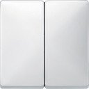 Schneider Electric Merten Artec/Antique MTN412519 Клавиша выключателя двойная (полярно-белая)