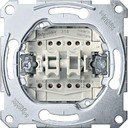 Schneider Electric System M QuickFlex MTN3126-0000 Переключатель двухклавишный (10 А, механизм, скрытая установка)