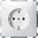 Schneider Electric Merten Artec/Antique MTN2301-4019 Розетка с заземляющим контактом (16 А, под рамку, скрытая установка, полярно-белая)