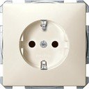 Schneider Electric Merten Artec/Antique MTN2300-4044 Розетка с заземляющим контактом (16 А, под рамку, шторки, скрытая установка, бежевая)