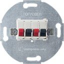 Schneider Electric System M MTN467019 Розетка аудио (2xAudio, под рамку, скрытая установка, полярно-белая)
