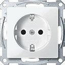 Schneider Electric Merten System M MTN2300-0319 Розетка с заземляющим контактом (16 А, под рамку, шторки, скрытая установка, полярно-белая)