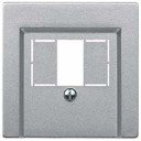 Schneider Electric System M MTN297960 Крышка розетки информационной (Audio/USB, алюминий)