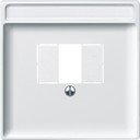 Schneider Electric Merten Artec MTN297819 Крышка розетки информационной (RJ11/RJ45/Audio/USB, TAE, полярно-белая)