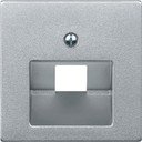 Schneider Electric System M MTN298360 Крышка розетки компьютерной (RJ45, алюминий)
