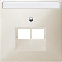 Schneider Electric Merten Artec/Antique MTN292644 Крышка розетки компьютерной (2xRJ45, бежевая)