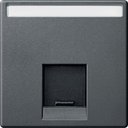 Schneider Electric System M MTN465814 Крышка розетки компьютерной (RJ45, шторка, поле для надписи, антрацит)