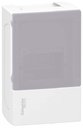 Schneider Electric MIP12104T MINI PRAGMA ЩИТ НАВЕСНОЙ С ДЫМЧАТОЙ ДВ. 1РЯД/4МОД,IP40,IK07,50А,2 клеммы,Италия