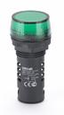Лампа комм. ADDS ?22 мм LED зел. 220В AC/DC ЛK-22