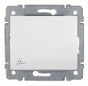 Legrand Galea Life 771023 Выключатель одноклавишный кнопочный (10 А, IP44, под рамку, скрытая установка, белый)