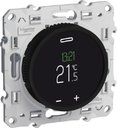 Schneider Electric Odace S52R508 Термостат для теплого пола (10 А, под рамку, скрытая установка, черный)