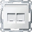 Schneider Electric Merten M-Trend MTN4566-1319 Розетка информационная (RJ11+RJ45, под рамку, скрытая установка, белая)