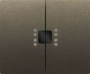 Legrand Galea Life 771270 Клавиша двойная (индикация, dark bronze)