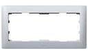 Legrand Galea Life 771920 Рамка 2-постовая (горизонтальная, без разделения, soft aluminium)