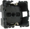 Legrand Celiane 067161 Розетка с заземляющим контактом (16 А, винт. зажимы, механизм, шторки, скрытая установка)