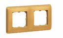 Legrand Cariva 773662 Рамка 2-постовая (матовое золото)