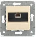 Legrand Cariva 695920 Розетка телефонная (RJ11, под рамку, скрытая установка, слоновая кость)