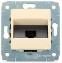 Legrand Cariva 695924 Розетка сетевая (RJ45, под рамку, скрытая установка, слоновая кость)