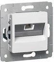 Legrand Cariva 695950 Розетка телефонная (RJ11, под рамку, скрытая установка, белая)