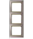Legrand Valena 770367 Рамка 3-постовая (вертикальная, титан/золотой штрих)