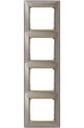 Legrand Valena 770368 Рамка 4-постовая (вертикальная, титан/золотой штрих)