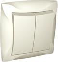 Schneider Electric WDE000252 ДУЭТ 2-клавишный ВЫКЛЮЧАТЕЛЬ, сх.5, 10АХ, в сборе, БЕЖЕВЫЙ