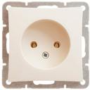 Schneider Electric Дуэт WDE000241 Розетка одинарная (16 А, IP20, под рамку, скрытая установка, бежевая)