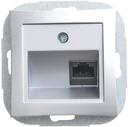 Schneider Electric Дуэт WDE000383 Розетка компьютерная (RJ45, под рамку, скрытая установка, белая)