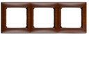 Legrand Valena 694364 Рамка 3-постовая (горизонтальная, тонированное дерево)