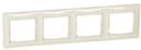Legrand Valena DIY 695634 Рамка 4-постовая (универсальная, слоновая кость)