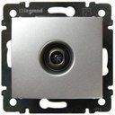 Legrand Valena DIY 694346 Розетка телевизионная (TV, под рамку, скрытая установка, проходная, алюминий)