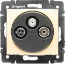 Legrand Valena DIY 695619 Розетка телевизионная (TV+R+SAT, под рамку, скрытая установка, 10 дБ, слоновая кость)