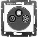 Legrand Valena DIY 694371 Розетка телевизионная (TV+R+SAT, под рамку, скрытая установка, 1.5 дБ, белый)