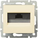 Legrand Valena DIY 695624 Розетка компьютерная (RJ45, захваты, UTP, Cat.5e, под рамку, скрытая установка, слоновая кость)