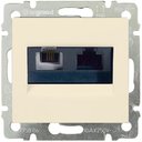 Legrand Valena DIY 695329 Розетка комбинированная (RJ11+RJ45, UTP, Cat.6e, под рамку, скрытая установка, слоновая кость)