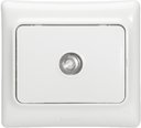 Legrand Kaptika 782115 Розетка телевизионная (TV, 2 дБ, в сборе, скрытая установка, белая)