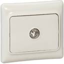 Legrand Kaptika 782145 Розетка телевизионная (TV, 2 дБ, в сборе, скрытая установка, слоновая кость)
