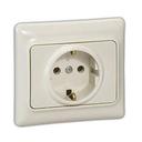 Legrand Kaptika 782151 Розетка (16 А, в сборе, з/к, шторки, скрытая установка, слоновая кость)