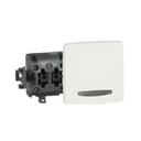 Legrand Oteo 086114 Переключатель одноклавишный (4 А, под коробку, индикация, открытая установка, белый)