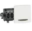 Legrand Oteo 086117 Переключатель проходной (10 А, под коробку, индикация/подсветка, открытая установка, белый)