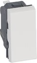 Legrand Mosaic 078710 Переключатель на 2 направления антибактериальный (10 А, 1 модуль, под рамку, с/у, белый)