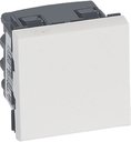 Legrand Mosaic 077063 Выключатель на 2 направления (20 А, 2 модуля, под рамку, с/у, белый)