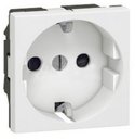 Legrand Mosaic 077210 Розетка с заземляющим контактом (16 А, винт. зажимы, под рамку, белая)