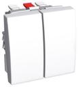 Schneider Electric Altira ALB44056 Переключатель двухклавишный (16 А, под рамку, с/у, белый)