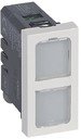 Legrand Mosaic 078502 Лампа подсветки двойная (антибактериальная, белая, 230 В)