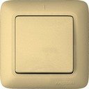 Schneider Electric Прима S16-057-S Выключатель одноклавишный (6 А, IP20, в сборе, скрытая установка, белый)