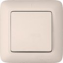 Schneider Electric Прима S16-057-SI Выключатель одноклавишный (6 А, IP20, в сборе, скрытая установка, белый)