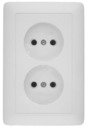 Schneider Electric Прима RS16-211-B Розетка двойная (16 А, IP20, в сборе, скрытая установка, белая)
